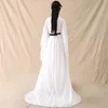 Abiti da danza popolare cinese Ragazza orientale Costume bianco Antica Cina Fata Hanfu Abito Stile asiatico orientale Fresco ed elegante spada Lady