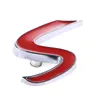 Carstyling 3D Metal S Front Grille Emblem Sticker for Mini Cooper R50 R52 R53 R56 R57 R58 R60 JCW Grill Badge Decals Exterior Acc1743000