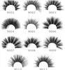 Frete grátis ePacket 9 pares 3D Faux Mink Lashes Natural cílios postiços Dramatic Volume Lashes falsificados maquiagem pestana Extensão