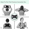 Adulte adolescent dos Posture correcteur épaule soutien ceinture hommes Corset gaine amincissante réglable haut du dos soulagement de la douleur accolades245J