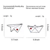 Love heart paper plane ship enamel Pins Carrying full love Badge Couple Brooch Clothes jackets bag Lapel Pin jewelry Lover gift