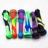 DHL Mini 14mm Silicone NC Kits 14mm Stainless Steel Tip Silicone pipe NC Food Grade Silicone