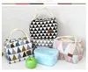 Hand-held Bento bag Insulation Pack Waterproof Mommy Lady Lunch box small cloth bags handbag