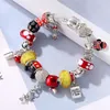Mode Luxe Designer Leuke Mooie Bow Cartoon DIY Diamond Crystal Europese Kralen Charms Armband voor Vrouw Meisjes