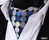 Boyun Bağları Polka Dot Kontrolü%100 İpek Ascot Cravat Sıradan Jakar Eşarpları Dokuma Parti Ascot1285W