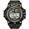 Smael Men смотрят спортивные военные Smael S Shock Relojes Hombre повседневные светодиодные часы цифровые наручные часы водонепроницаемые 1545 -й спортивные часы A220i