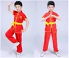 Crianças Roupa Tradicional Chinesa de Wushu de Artes Marciais Crianças Uniforme Kung Fu Suit Meninas Meninos Stage Desempenho Set traje do dia das bruxas