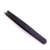 100Pcs Eyebrow Tweezer Stainless Steel 96cm Flat Tip Rose Black Tweezers For Hair Removal Face Professional Eyes Cosmetic Tool7098498