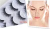 41 Typy 3D Grube rzęsy Niebieski Czarny Długi Gruby Cross Handmade Eye Lashes Makeupmink rzęsy