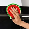 Adorável cópia de frutas pendurada toalha de mão toalha toalhas de microfibra de limpeza rápida de pano de pano de pano limpando