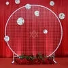 Bruiloft decoratie ijzeren cirkel mesh boog ring bruiloft achtergrond mesh een kroon plank voor feest een ring frame voor ballon