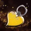 Liquid Finger Grip Rotating 360 Luxury Ring Hook Holder Bling Glitter Heart Universal Mobiltelefon Stativ för iPhone 6 7 8