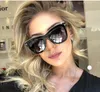 Fashion Star-style Big Butterfly Women Sunglasses UV400 62-18-145 Imported Pure-plank+HD Gradient Lens with fullset case