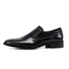 Batzuzhi Formele zwarte echte lederen kledingschoenen voor mannen Business Slip-on Zapatos de Hombre, grote maten 38-46