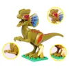 Dinosaur Model Toys 12pcs Jurassic World Park Movie Triceratops Tyrannosaurus Model Building Blocks Kids Toys Novelty Items christmas gifts