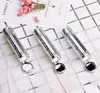 11.1mm Empty Magic Mirror DIY Lipstick Tube Silver Beautiful Flower Handmade Lip Balm Tubes Gloss Containers Makeup Cosmetic SN2411