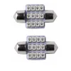 Sencart 2Pcs 12x2835SMD Festoon Car Map Dome LED Light DC 12V 31mm White / Blue