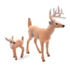 Christmas Decorations 2021 White-Tailed Reindeer Simulation Deer Simulated Xmas Elk For Desktop Drop 1