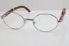 Vente en gros - 7550178 Designer de lunettes en bois Lunettes en bois monture femmes Hot avec boîte Cadres lunettes vintage Hot Taille: 57-22-135 Argent