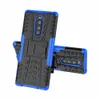 2 w 1 Hybrydowy Kickstand Wplatanie Wytrzymały Heavy Duty TPU + PC Case Pokrywa dla Sony Xperia XZ3 XA3 XZ4 XZ4 Mini L4 50 sztuk / partia