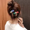 Ins-Women Flickor Sunflower Barrettes Kids Floral Hair Clips Pins Fashion Barn Prinsessan Hårtillbehör M1536