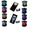 Unisex Halloween Cosplay Fahrrad Ski Schädel halbe Gesichtsmaske Geist Schal Bandana Halswärmer Party Stirnband Magic Turban Sturmhaube GD298