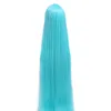 Hot 60inch/150cm Extra Long Straight sky-blue Wowen cosplay party wig ZY50I+COMB