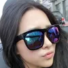 Wholesale- Film Reflective Sunglasses Trend Personality Sun Glasses Tide Eyeglasses Color Film Reflective Sunglasses For Gift