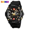 Skmei Sport Men Watch Digital Watch Fashion Display 5BAR مقاوم للماء Luminous 3 Time Multi-Function Watch Montre Homme 1529254f