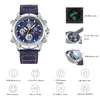 KT Watches Men Wrist Watch Quartz Sport Cuir Cadeaux de luxe Chronographe imperméable Chronographe analogique Digital Mans Watch Black KT1805285C