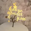 Merry Christmas Acrylic Cake Topper Twinkle Twinkle Vork Star Tree Cake Topper voor Kerstfeest Cake Decorations Xmas