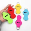 10 färger Stylish Neoprene Chapstick Holder Handy Lip Balm Keychains Neoprene Lipstick Holder Keychain Pouch RTS Keychain