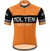 Nya 2022 män Molteni Team Cycling Jersey Set Short Sleeve Cycling Clothing Mtb Road Bike Wear 19D Gel Pad Ropa Ciclismo Bicycle MA218Z