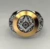 Новая мода из нержавеющей стали 316L масонское кольцо мужская масонская символ G тамплиеры масонское кольцо масонское кольцо 7-14
