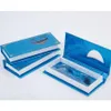 Magnetic Lashes Box 3D Mink Eyelashes Boxes Fake False Eyelashes Packaging Case Empty Eyelash Box with plastic tray Cosmetic Tools