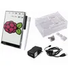 Freeshipping Raspberry PI 3 Zestaw startowy 5 w 1 3.5 "Wyświetlacz ekran dotykowy / Case / Headsinks / Micro USB Z Włącznik / wyłącznik / US / EU / UK Power
