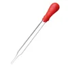 10 stks / 10 ml Hoge kwaliteit Duurzame Lange Glas Experimentele Medische Pipet Druppelpipet met Red Wipe Laboratoriumbenodigdheden