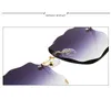 Toptan-Üst Kalite Cam Lens Kare Kare Orijinal Kutusu ile Moda Kadınlar Kaplama Güneş Yaz Desige Gradyan Sürüş güneş gözlüğü