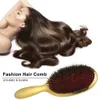 Massagem do couro cabeludo feminino pente de nylon anti-est￡tica escova de cabelo molhado molhado pincel de cabelo para ferramentas de estilo de cabeleireiro de sal￣o