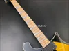 Högkvalitativ 6String 660 Elektrisk gitarr Basswood Body Black Bright Paint med två pickups7715048