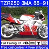 Kit per YAMAHA TZR250RR TZR-250 TZR 250 88 89 90 91 Corpo 244HM.41 TZR250 RS RR YPVS 3MA top rosso fabbricaTZR250 1988 1989 1990 1991 Carenatura