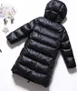 Легкий пуховик Children039s, утепленная длинная куртка до колена для мальчиков и девочек, детское пальто, одежда5986179