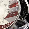 5pcs Président américain Donald Trump Liberty Craft en Dieu Nous avons confiance en argent plaqué 1Oz Pièce commémorative de nouveauté