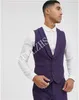 Groomsmen con risvolto con risvolto su misura Due bottoni Smoking dello sposo Abiti da uomo Matrimonio / Ballo / Cena Blazer da uomo migliore (giacca + pantaloni + cravatta + gilet) W24