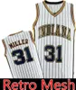 Reggie 31 Miller Jersey Russell 4 Westbrook Basketbol Formaları Adam