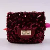 Baby Girls Sequin Messenger Bag PU wallet Cartoon Cute Kids Shoulder Bags Boutique Coin Purse 5 colors designer handbag