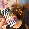 INS 5pcs / set candy color women hair clips fashion girls designer hair clips superques for women BB clip girls barretes