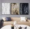 Nordic Dining Black White and Gold Feather Art Pictures for Living Room Modern Home Decor 24x36inch60x90cm6881530