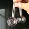 カラービッグバブル右アングルポット、新しいユニークなガラスボンズガラスパイプ水パイプホーカーオイルリグロープで喫煙