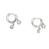 Fashion- Brincos Earings Tear Drop Cubic Zirconia Earringst Girl Women jewelry Gift 925 Sterling Dangle Small Earring